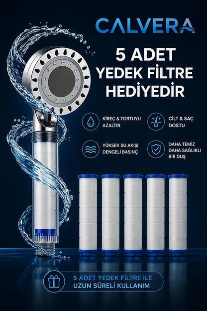 Calvera Filtreli Duş Başlığı